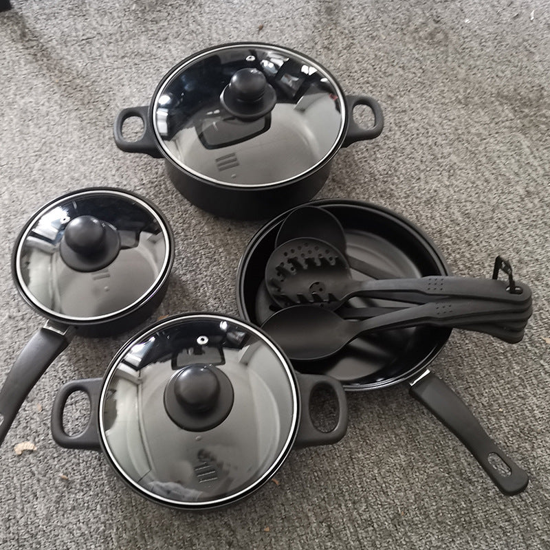 13-Piece Non-Stick Cookware Set — Pots, Pans & Kitchen Utensils