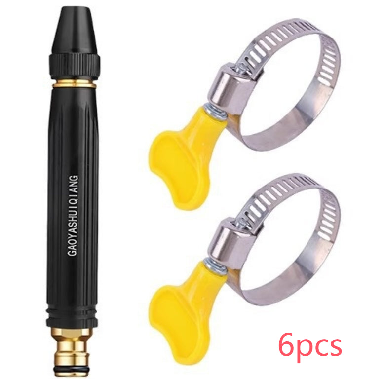 High-Pressure Garden & Car Wash Water Gun — 360° Adjustable Spray Nozzle