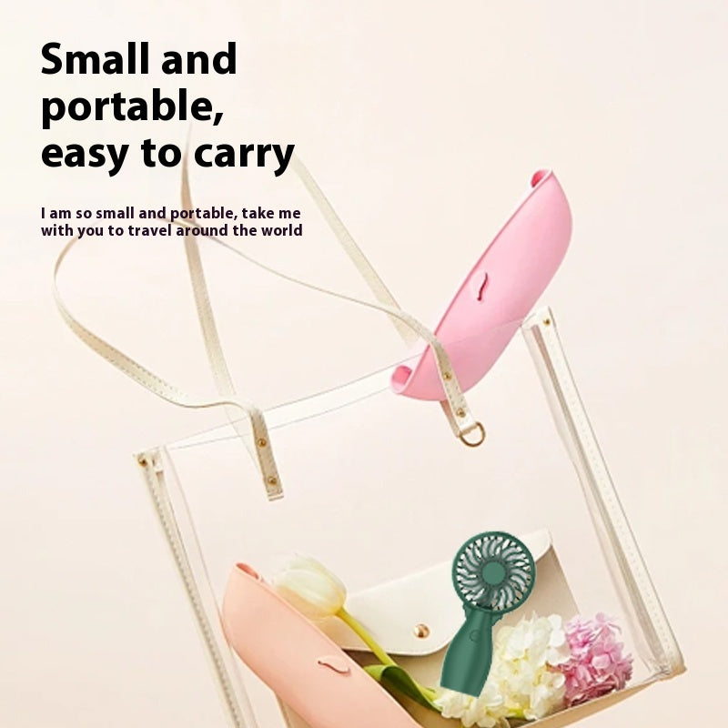 F6 Portable Mini Fan — Compact & Rechargeable Personal Fan for Travel & Desk