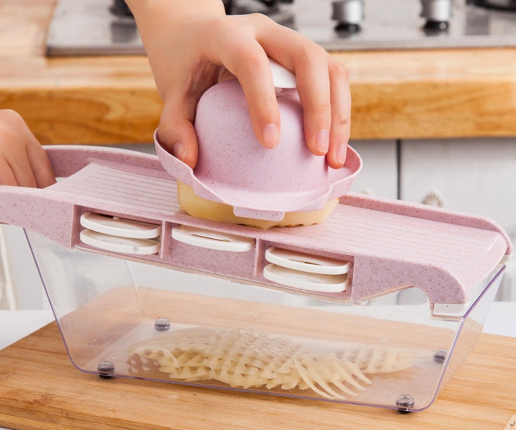 7-in-1 Multifunctional Vegetable Cutter & Slicer