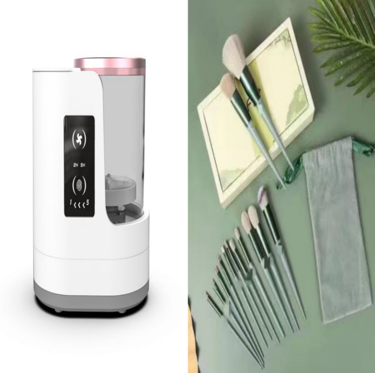 Electric Makeup Brush Cleaner & Dryer Station — Rechargeable