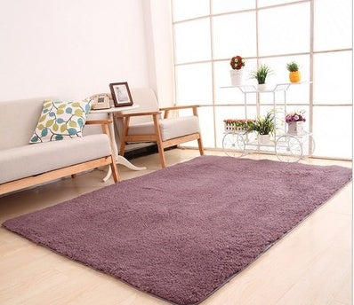 Soft Fluffy Area Rug — Non-Slip Plush Velvet Carpet for Bedroom & Living Room