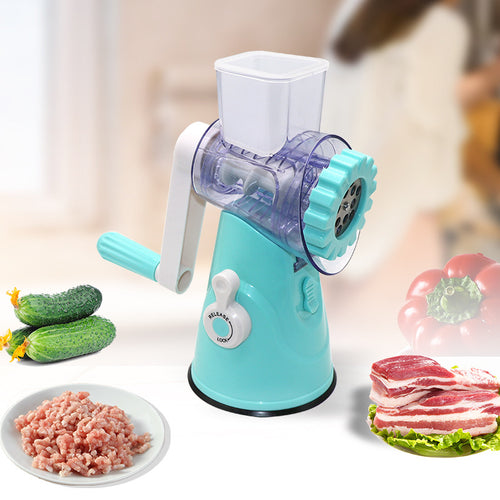 4-in-1 Manual Vegetable Slicer, Meat Grinder & Sausage Maker