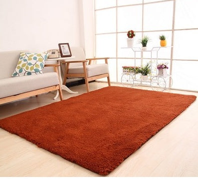 Soft Fluffy Area Rug — Non-Slip Plush Velvet Carpet for Bedroom & Living Room