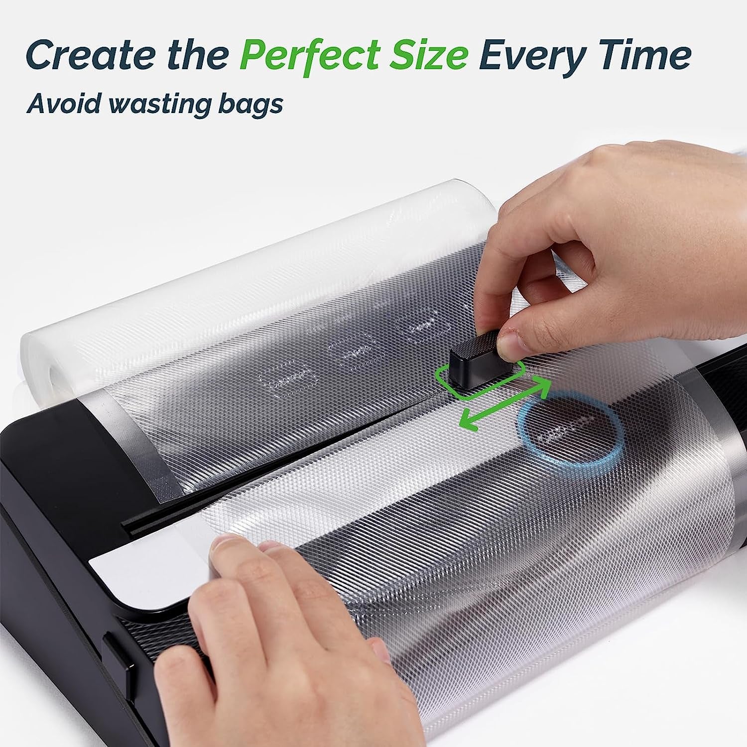 Vacuum Sealer Bags Rolls, 8X50Ft & 11X50Ft for Food Storage, Double Sided Texture, Bpa-Free, Heavy Duty, Great for Vacuum Seal Storage, Meal Prep or Sous Vide