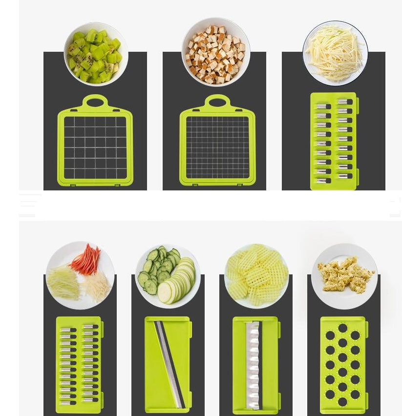 7-in-1 Multifunctional Vegetable Cutter & Slicer