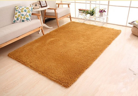 Soft Fluffy Area Rug — Non-Slip Plush Velvet Carpet for Bedroom & Living Room