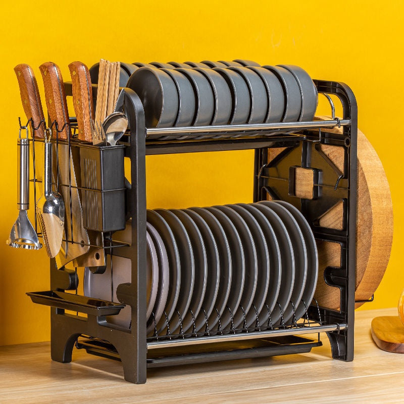 Multifunctional Kitchen Storage Rack — Bowl, Dish & Chopstick Holder