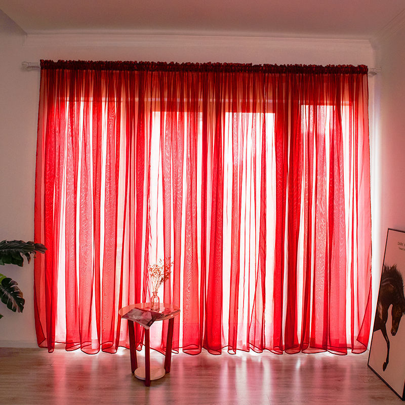 Sheer Gauze Curtains — Light-Filtering Cotton Voile Panels for Balcony & Living Room