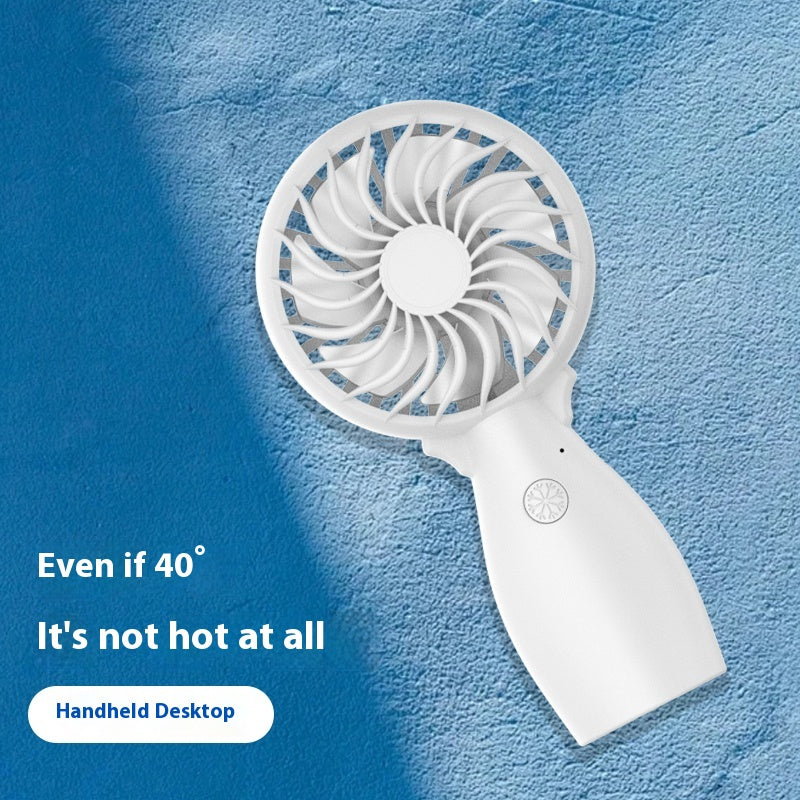 F6 Portable Mini Fan — Compact & Rechargeable Personal Fan for Travel & Desk