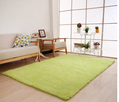 Soft Fluffy Area Rug — Non-Slip Plush Velvet Carpet for Bedroom & Living Room
