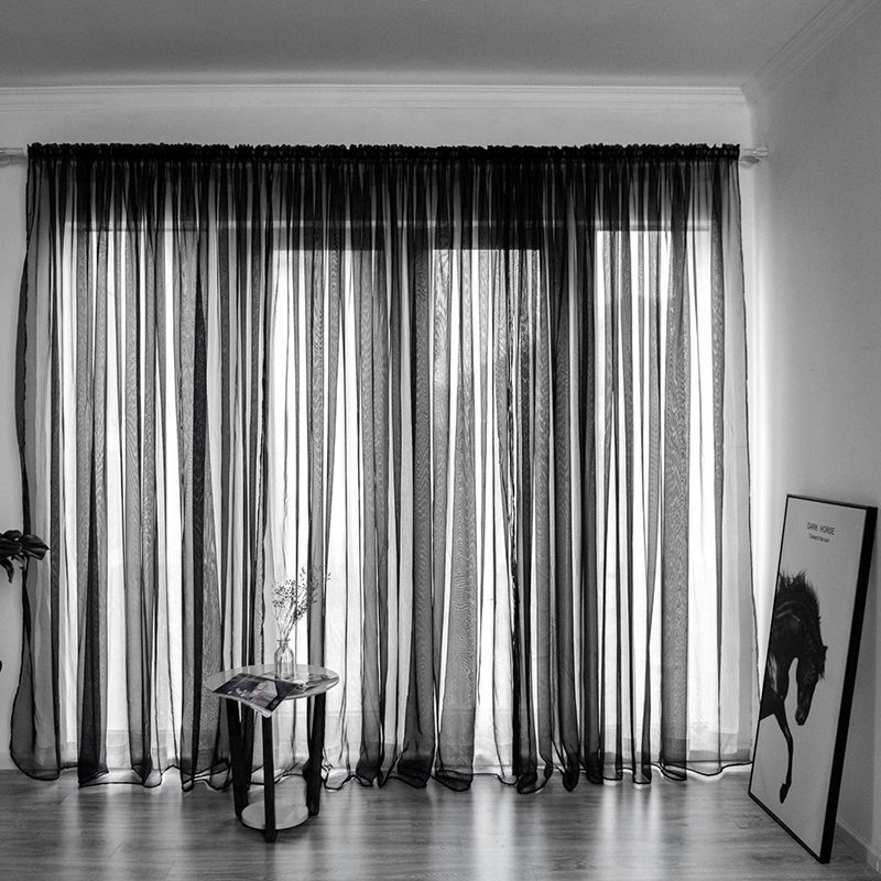 Sheer Gauze Curtains — Light-Filtering Cotton Voile Panels for Balcony & Living Room
