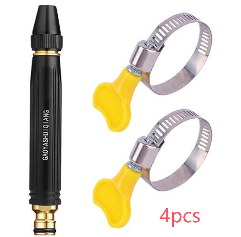High-Pressure Garden & Car Wash Water Gun — 360° Adjustable Spray Nozzle