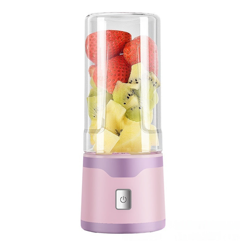 Portable Rechargeable Blender Juicer Cup — 500ml USB, 18-Blade, BPA-Free