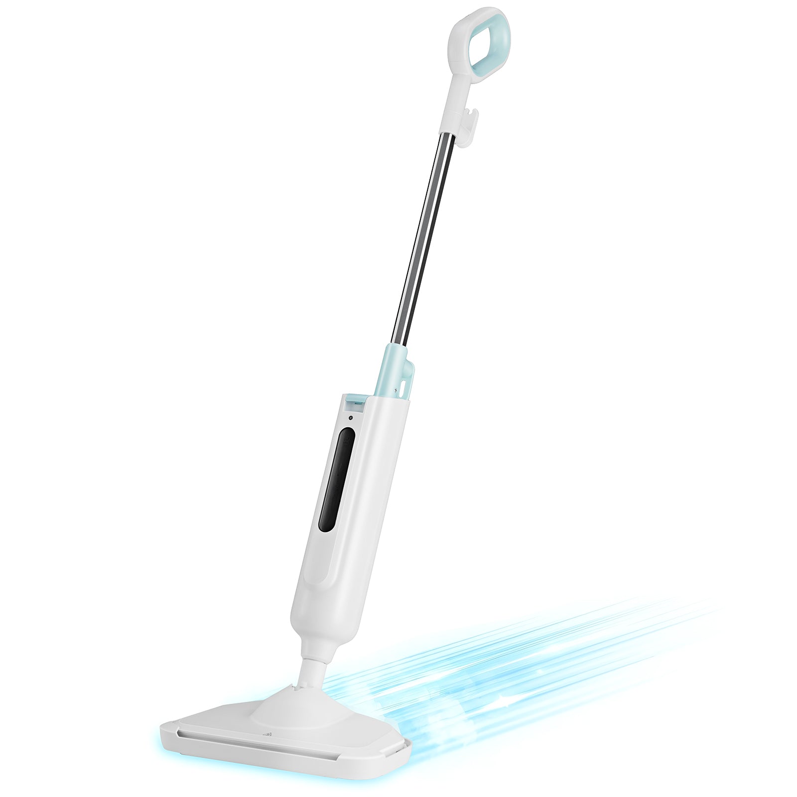 Lightweight Steam Mop — Hardwood, Tile & Carpet Floor Steamer with 2 Washable Pads
