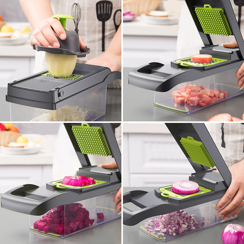 7-in-1 Multifunctional Vegetable Cutter & Slicer