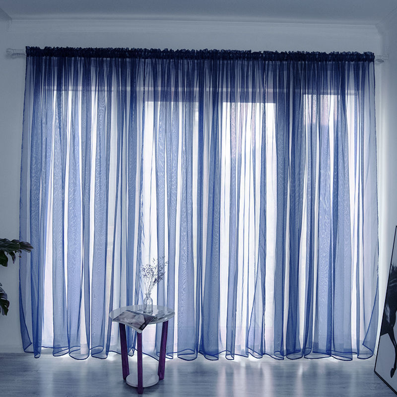 Sheer Gauze Curtains — Light-Filtering Cotton Voile Panels for Balcony & Living Room
