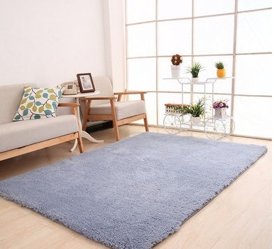 Soft Fluffy Area Rug — Non-Slip Plush Velvet Carpet for Bedroom & Living Room