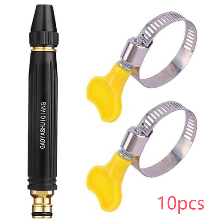 High-Pressure Garden & Car Wash Water Gun — 360° Adjustable Spray Nozzle