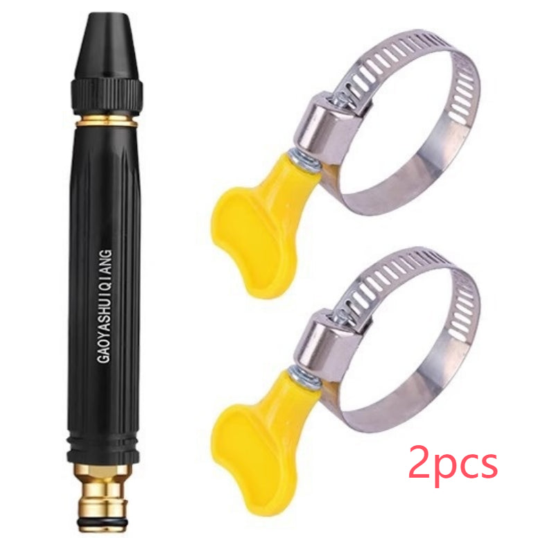 High-Pressure Garden & Car Wash Water Gun — 360° Adjustable Spray Nozzle