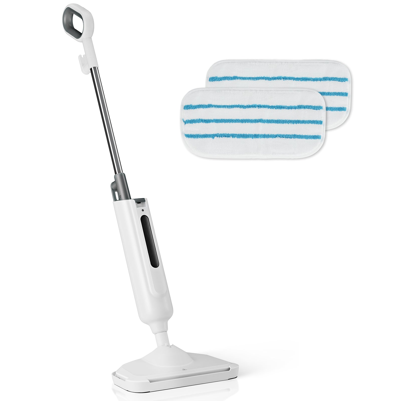 Lightweight Steam Mop — Hardwood, Tile & Carpet Floor Steamer with 2 Washable Pads