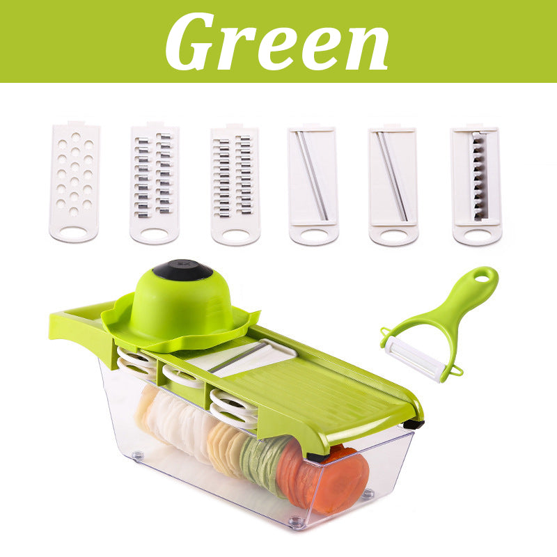 7-in-1 Multifunctional Vegetable Cutter & Slicer