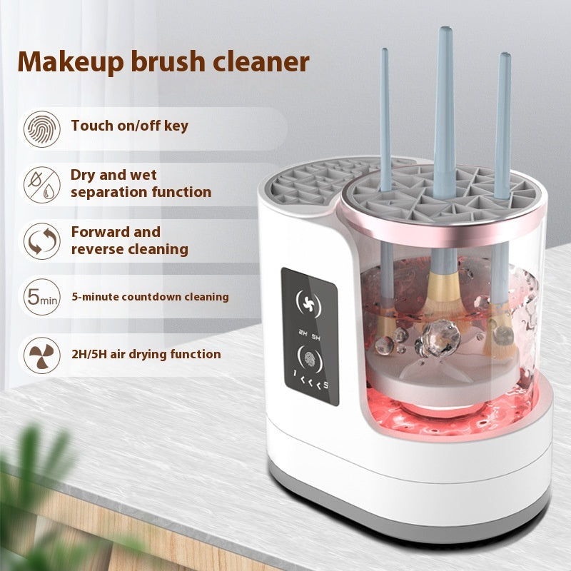Electric Makeup Brush Cleaner & Dryer Station — Rechargeable